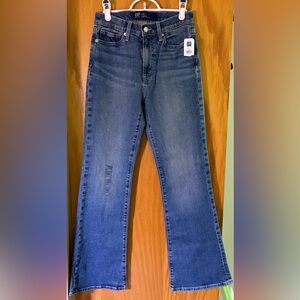 GAP Women's Wide Leg Jeans in Deep Blue